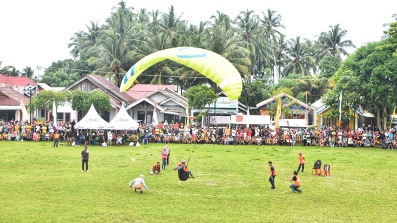 Diikuti 120 Atlet, Kejurnas Paragliding Trip Of Indonesia di Bolsel Sukses