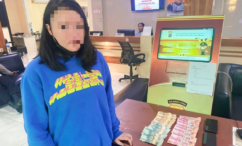 Jadi Bandar Togel, Seorang Ibu Muda Ditangkap Buser Polresta Manado