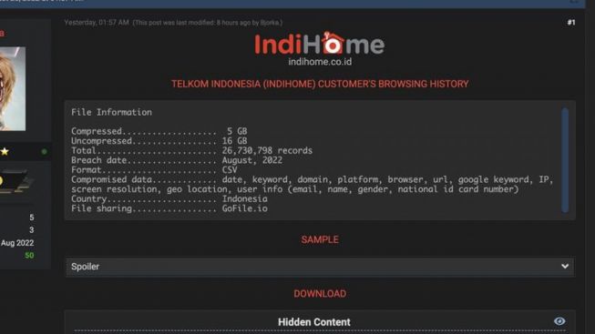 Telkom Akui Simpan Detail Percakapan dan Riwayat Internet Pelanggan IndiHome