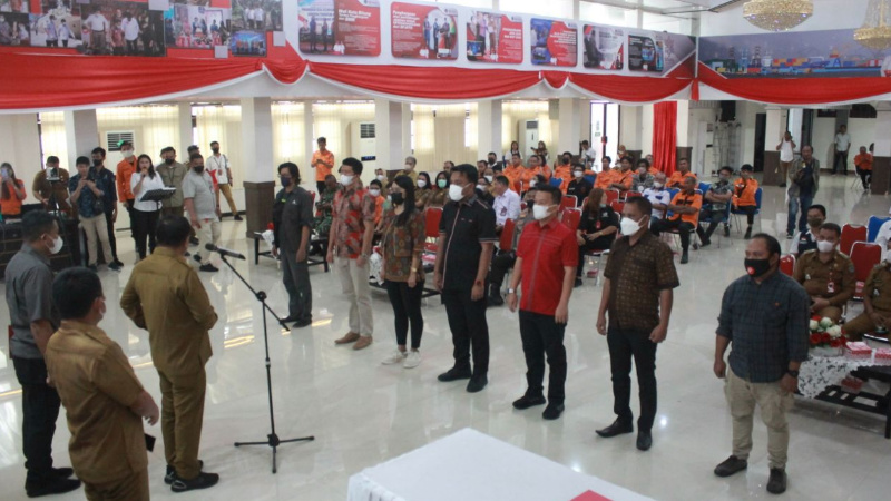 Forum PRB Bitung Dilantik, Maurits Mantiri: Bencana Bukan Hanya Urusan Pemerintah