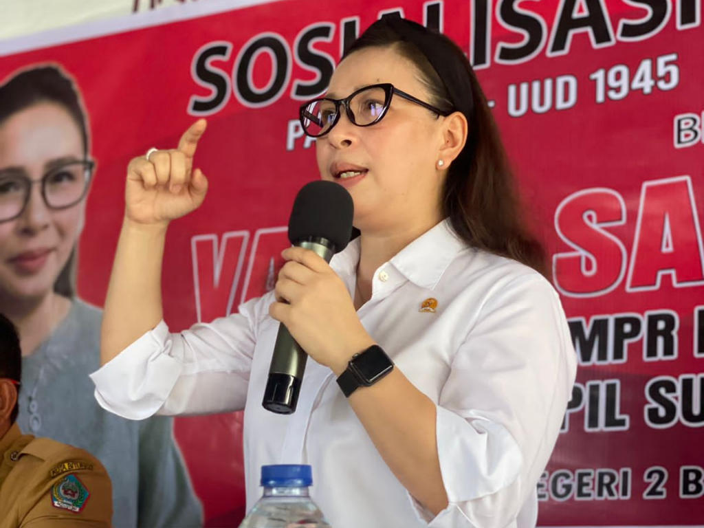 Sosialisasikan 4 Pilar Kebangsaan, Vanda Sarundajang Tegaskan NKRI Harga Mati