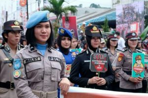 Parade Polwan Cantik Polda Sulut Pukau Pengunjung TIFF 2022