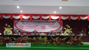 DPRD Sitaro Gelar Rapat Paripurna Mendengarkan Pidato Presiden RI