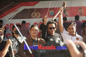 Pabrik Sajam di Manado Digerebek Polisi, Pembuat dan Penjual Dijebloskan ke Bui