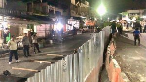 Mulai Pagari Eks Pasar Serasi, Pemkot Kotamobagu Libatkan TNI dan Polri