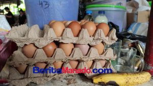 Harga Naik, Pedagang di Pasar Ratahan akan Berhenti Jualan Telur Ayam Lagi