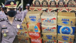 Gudang Miras Tak Berizin di Manado Digerebek Polisi