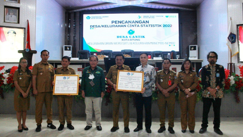 Girian Weru Satu dan Menembo-nembo Dicanangkan Kelurahan Cantik Statistik 2022 9 Girian Weru Satu dan Menembo-nembo Dicanangkan Kelurahan Cantik Statistik 2022