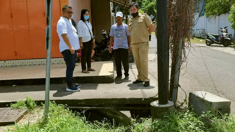 Usai Gelar Reses, Ketua DPRD Bitung Cek Lapangan