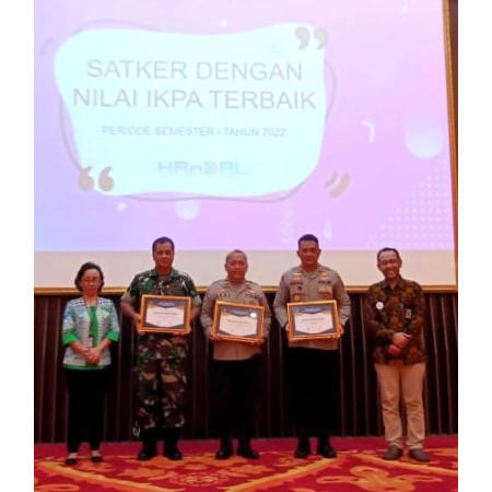 Kodim 1309/Manado Raih Penghargaan Jadi Satker dengan Kategori IKPA Terbaik