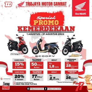 Tridjaya Mulia Sukses Tebar Promo Kemerdekaan, dari Uang Muka Sampai Potongan Angsuran