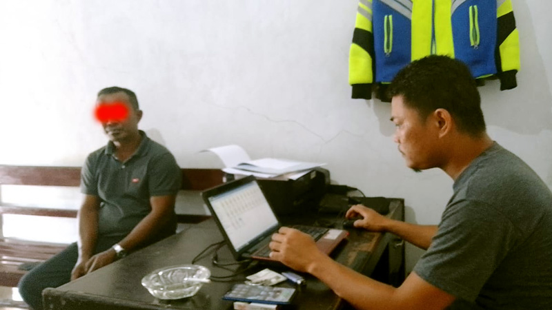 Pelaku Tabrak Lari di SPBU Kadoodan Ditangkap Satlantas Bitung