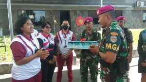 HUT ke-77 TNI AL, Anggota Polres Bitung Lakukan “Penyerangan”