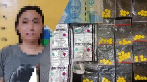 Terjadi di Manado, Driver Online Diamankan Polisi Usai Simpan Puluhan Obat Keras Ilegal