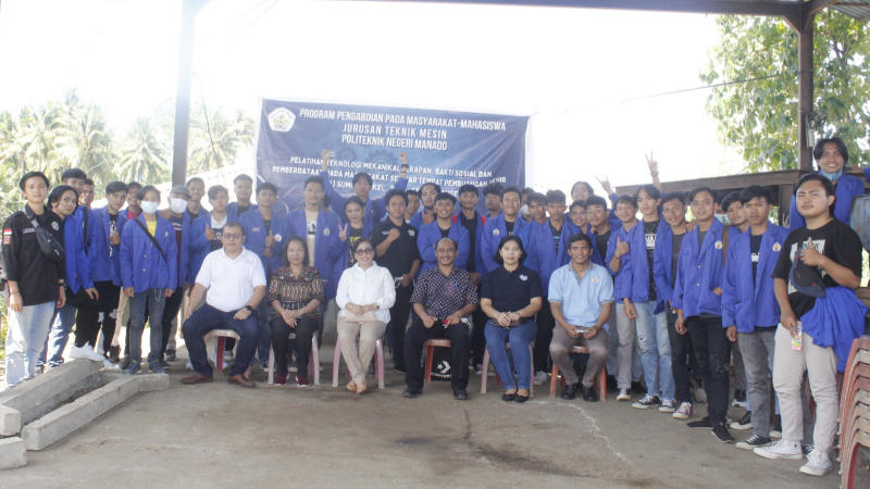 Politeknik Negeri Manado Mengabdi untuk Masyarakat Lewat Program PPM-M di Kompleks TPA Sumompo