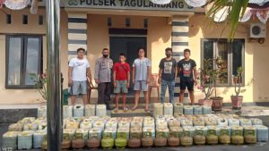 Polres Sitaro Ringkus Penyeludup Ribuan Liter BBM dan Gas LPG