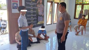 Polisi Amankan Pelajar Diduga Lakukan Pemalakan Menggunakan Sajam di Pusomaen