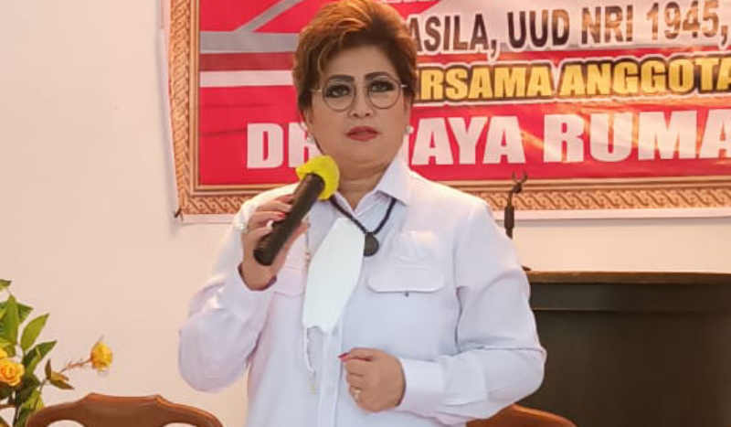 Maya Rumantir Sosialisasi Empat Pilar Kebangsaan di GBI Bethani Kombos Timur