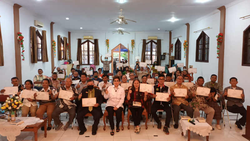 Maya Rumantir Sosialisasi Empat Pilar Kebangsaan di GBI Bethani Kombos Timur