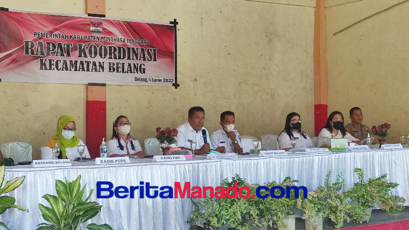 Rakor di Belang, Arnold Mokosolang: Ada Hukum Tua Tak Hadir Langsung Ganti