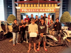 Patroli Tim Bravo Resmob On The Road Tangkap Pria Bawa Sabu-sabu di Manado