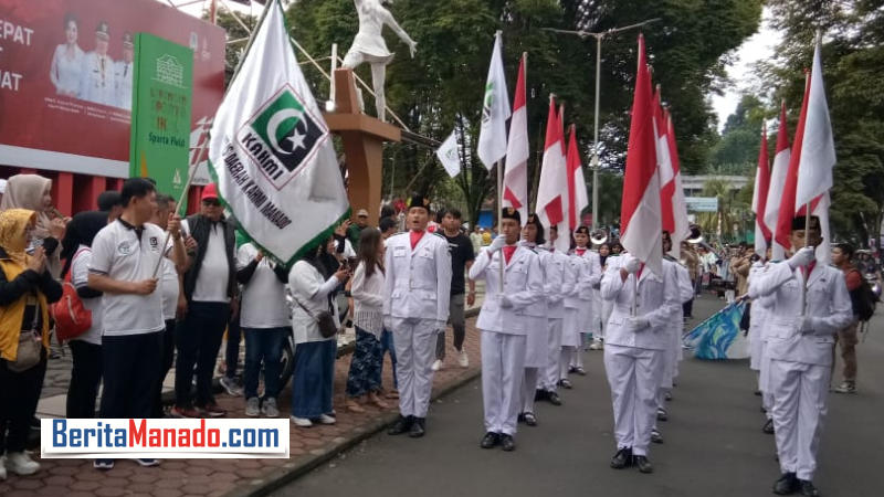 Victor Mailangkay Lepas Peserta Jalan Sehat Milad ke-56 KAHMI