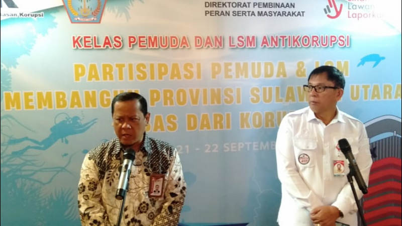 Ada 21 Laporan Dugaan Korupsi dari Sulut Masuk ke KPK