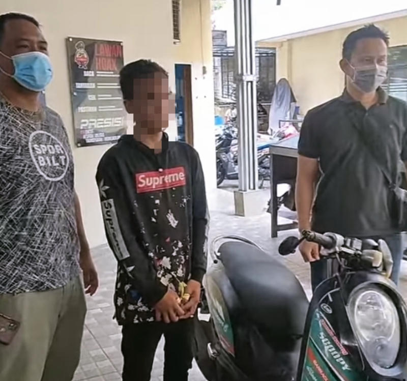 Polisi Ringkus Pelaku Jambret Handphone di Manado, Korbannya Anak SD