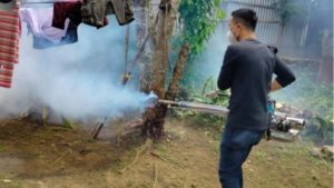 Cegah Lonjakan Kasus DBD, Puskesmas Mobar Lakukan Pengasapan di Enam Desa Ini