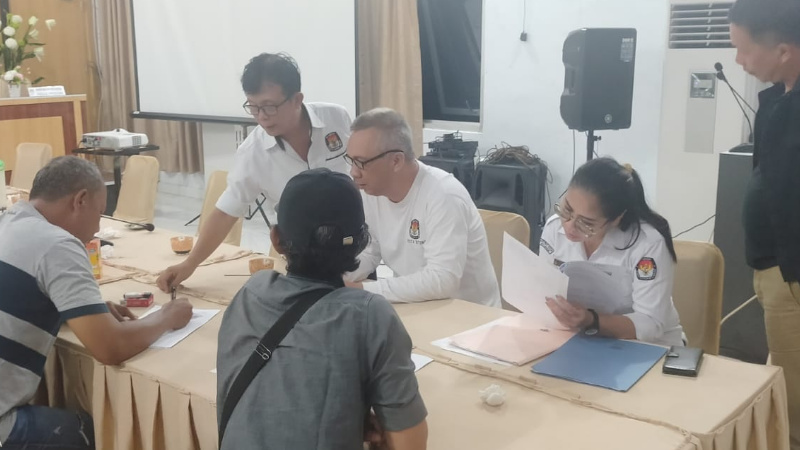 Pemilu 2024, KPU Bitung “Kembalikan” 24 Berkas Parpol