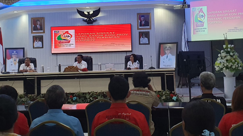 Maurits Mantiri Semangati Atlet Utusan Poprov XI Bitung dan Janjikan Bonus