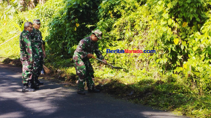 Ditanya terkait Pernyataan Effendi Simbolon saat Kerja Bakti dengan Warga, Ini Kata Dandim 1309/Manado