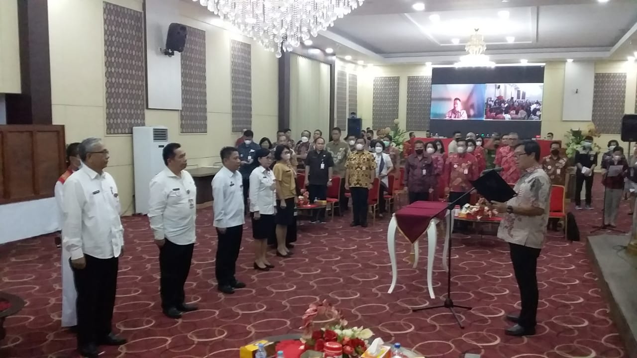 Steven Kandouw Lantik Empat Pejabat Eselon II, Wajah Baru untuk Sekwan DPRD Sulut
