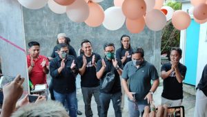 Sekjen Wahyu Dhyatmika Ingatkan Soal Kerja Bersama di Peresmian Sekretariat AMSI Sulut