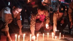 One Man, One Candle: Pray For Kanjuruhan dari Sulawesi Utara