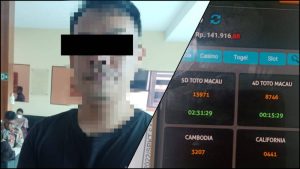 Pria Manado Terciduk Polisi Asik Main Judi Togel Online di Rumah Kopi