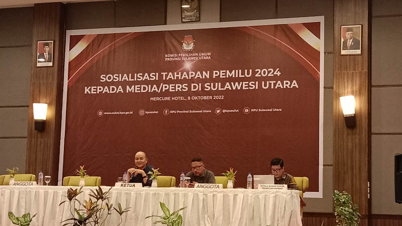 KPU Sulut Harapkan Insan Pers Konsisten dengan Jurnalisme Damai