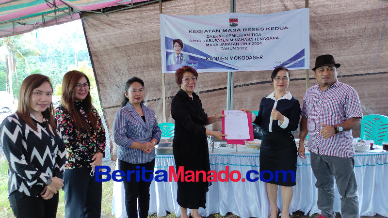Wakil Ketua DPRD Katrien Mokodaser Soroti Masalah Jalan di Ranoketang Atas
