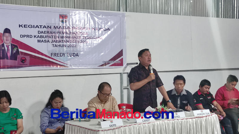Reses Dapil Tiga, Fredy Tuda: Usulan Masyarakat Jadi Tanggung Jawab DPRD