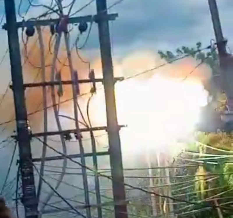 Kebakaran di Gardu Induk PLN Teling Disinyalir Penyebab Pemadaman Listrik di Sulut
