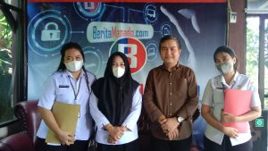 Tim Dinas Kominfo Kotamobagu Berkunjung ke Studio BeritaManado