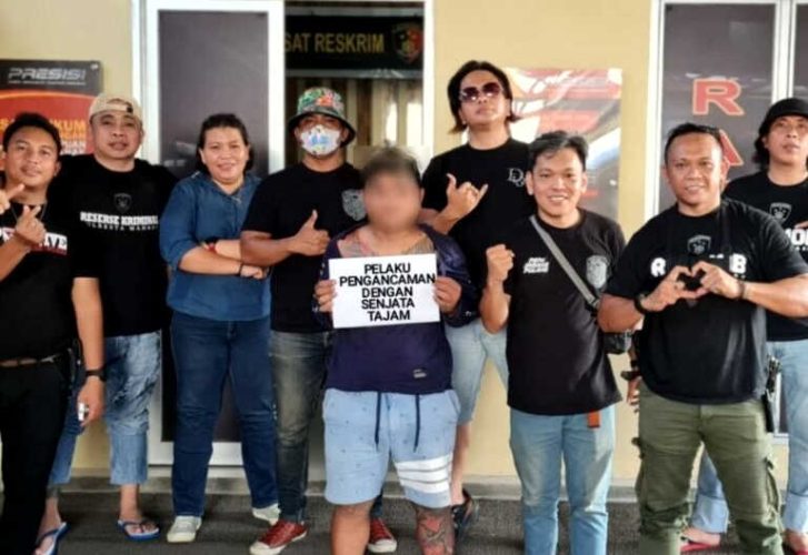 Pelaku Pengancaman dengan Sajam di Cafe Platinum Manado Diringkus Polisi