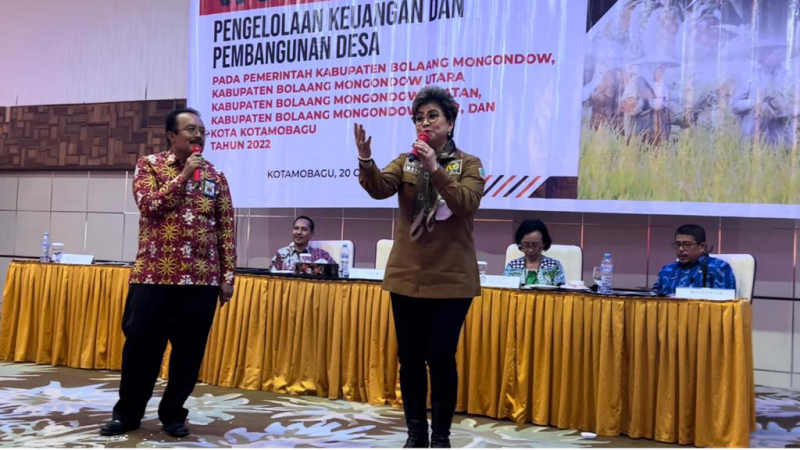 Maya Rumantir Beri Perhatian Soal Pengelolaan Keuangan dan Pembagunan Desa di Totabuan