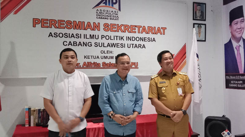 Steven Kandouw dan Alfitra Salamm Resmikan Sekretariat AIPI Cabang Sulut: Kampus Bagi Semua Anggota
