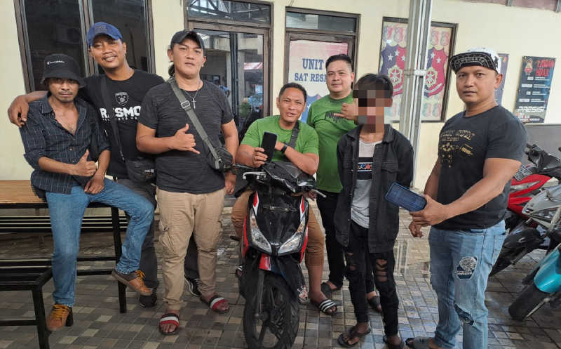 Curi HP dan Motor, Remaja 16 Tahun di Manado Ditangkap Resmob Bravo Polresta Manado