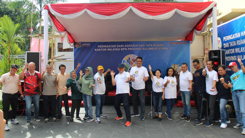 Peringatan Hantaru 2022 Kanwil BPN Sulut Berlangsung Meriah