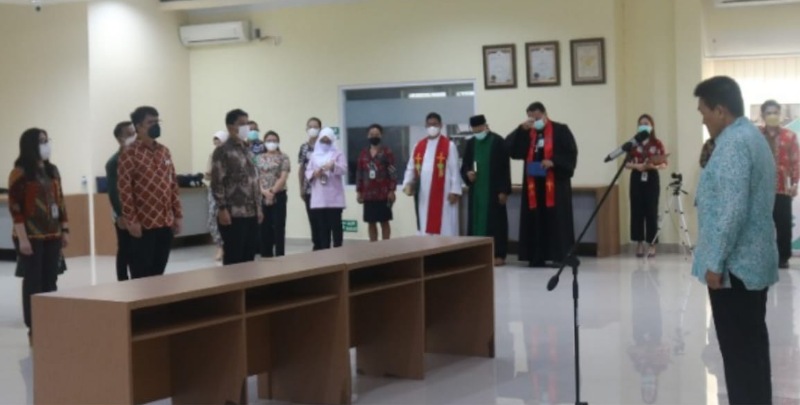 Begini Pesan Dirut Jimmy Panelewen Saat Lantik 9 Pejabat Fungsional