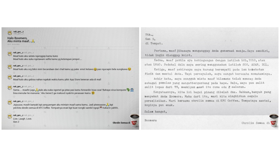 KFC Coffee ‘Damaikan’ Gen Z dan Boomers di Momen Sumpah Pemuda