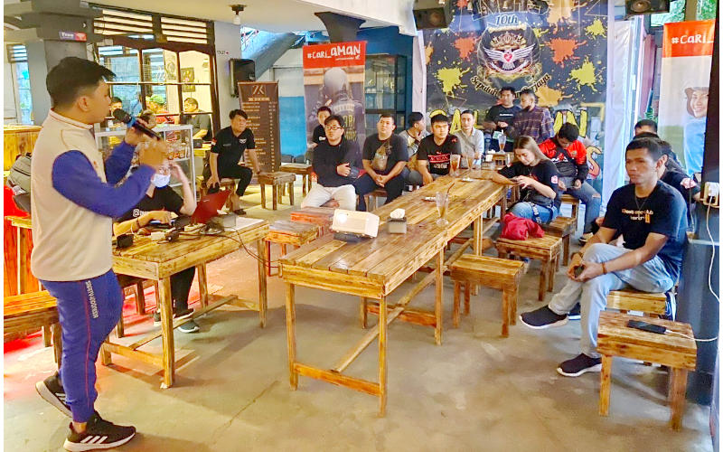 Cari Aman Berkendara dari DAW Edukasi Ikatan Motor Honda Sulut
