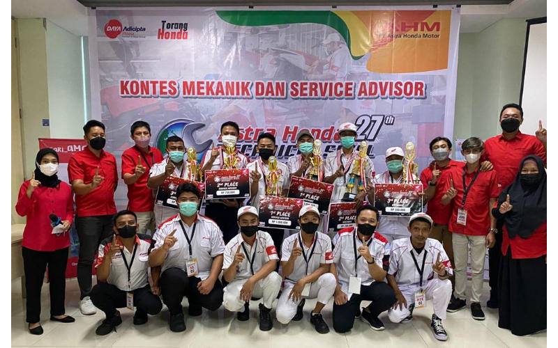 DAW Gelar Honda Regional Technical Skill Contest 2022, Ini Daftar Pemenang